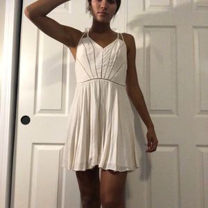 Urban Outfitters cream dress